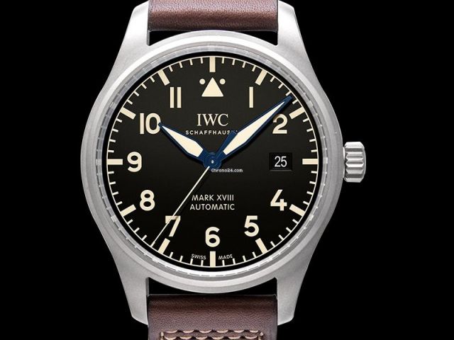 IWC Pilot's Watch Mark XVIII Heritage Automatic Black Dial Unisex Watch - IW327006