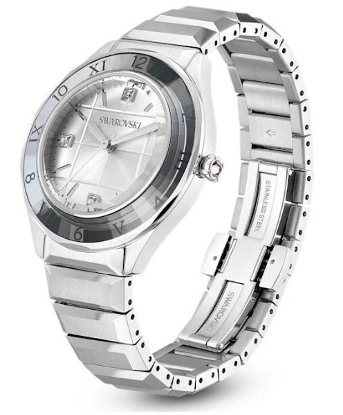 37mm Silver Watch front view