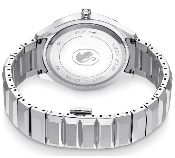 37mm Silver Watch back view