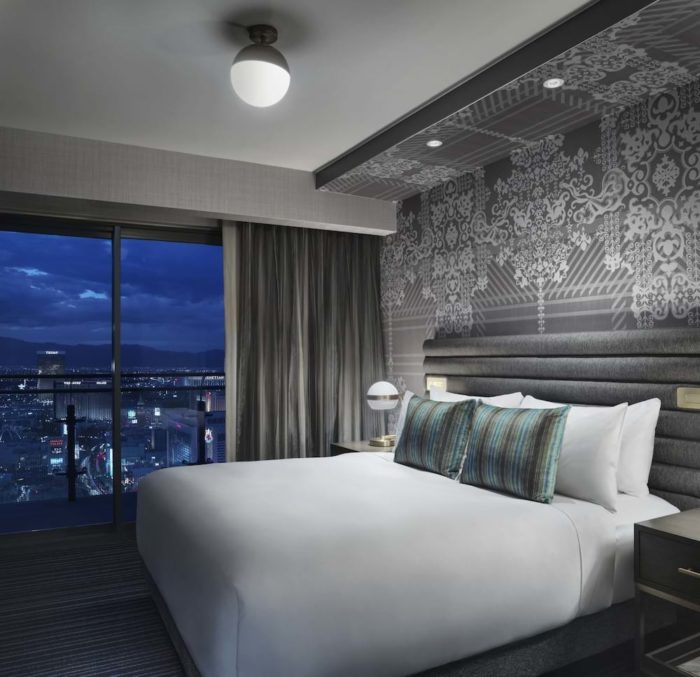 Cosmopolitan Las Vegas bedroom view