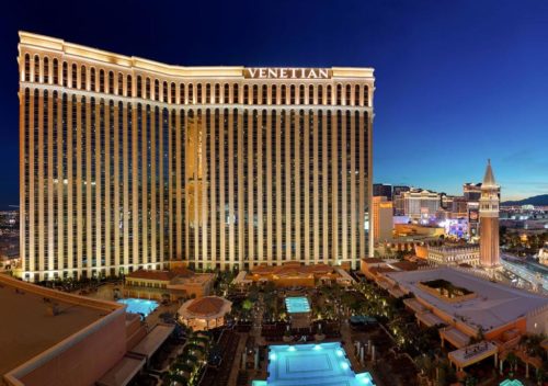 The Venetian Resort Las Vegas front view