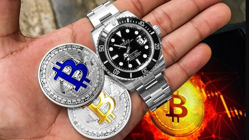 Luxury items can be bought with crypto.