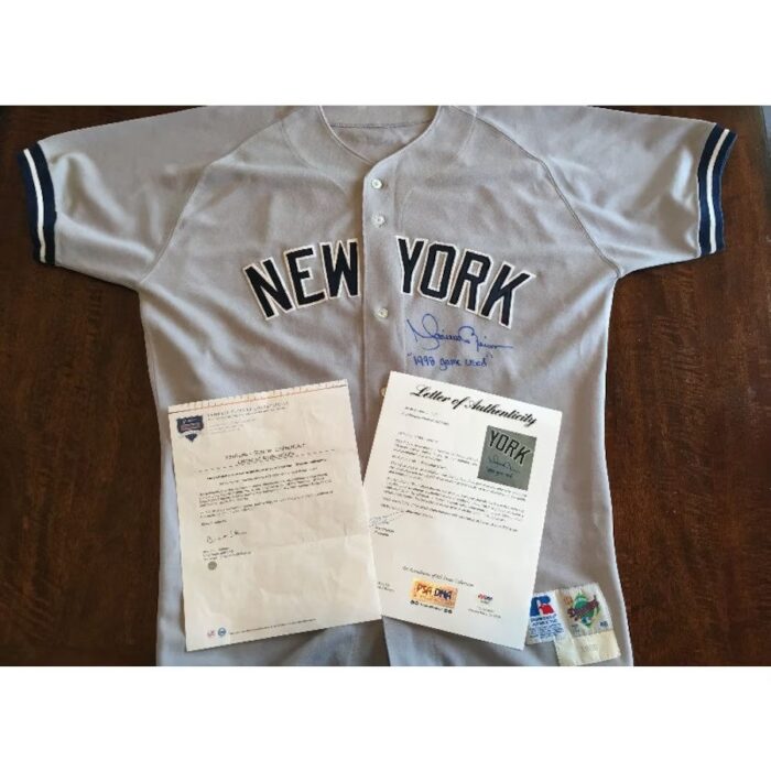 1998 Mariano Rivera Game Worn Used NY Yankees Jersey Steiner PSA LOA