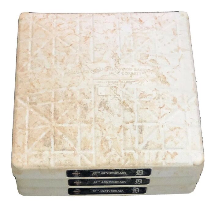 Albert Pujols 2000th RBI ACTUAL Game Used Bases (1st/2nd/3rd) 5/9/19 MLB HOLO
