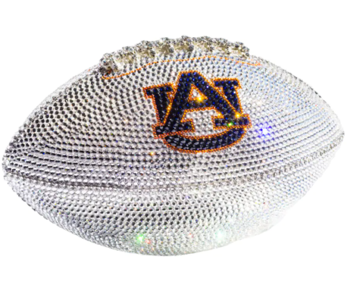 Auburn Tigers Crystal Football design