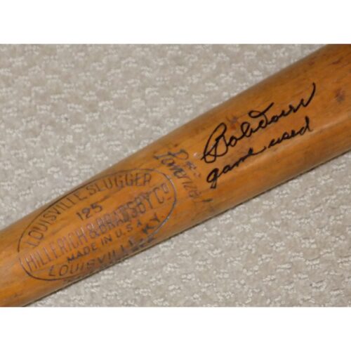 Bobby Doerr H&B Game Used Signed Bat Boston Red Sox HOF PSA GU 8.5