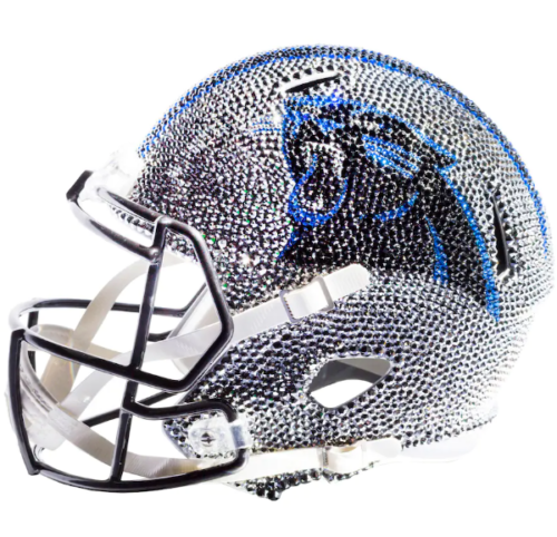 Carolina Panthers Crystal Football Helmet