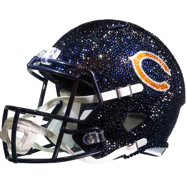 Chicago Bears Crystal Football Helmet