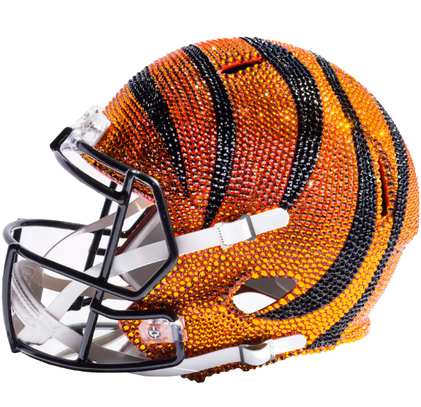Cincinnati Bengals Crystal Football Helmet
