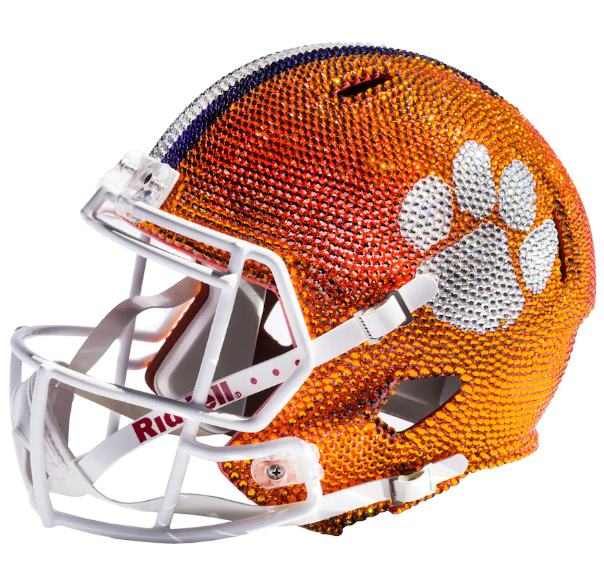 Clemson Tigers Crystal Football Helmet