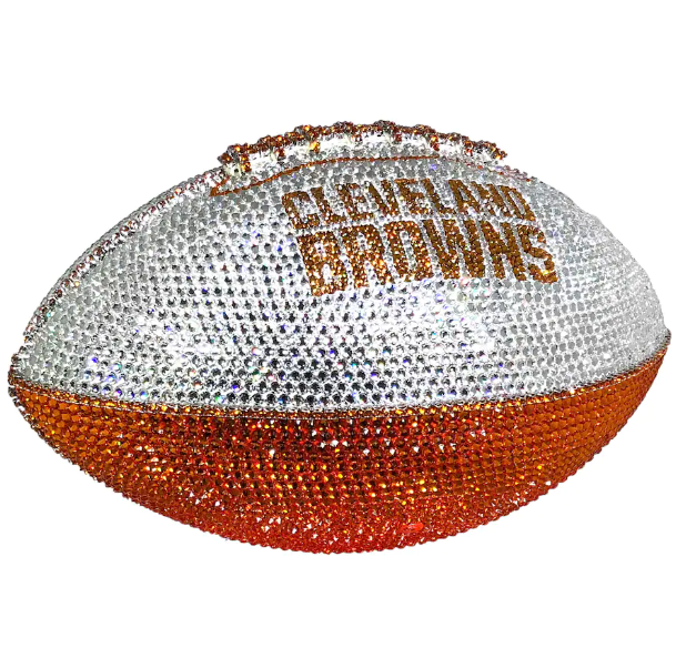 Cleveland Browns Crystal Football other view