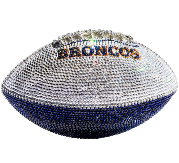 Denver Broncos Crystal Football other view