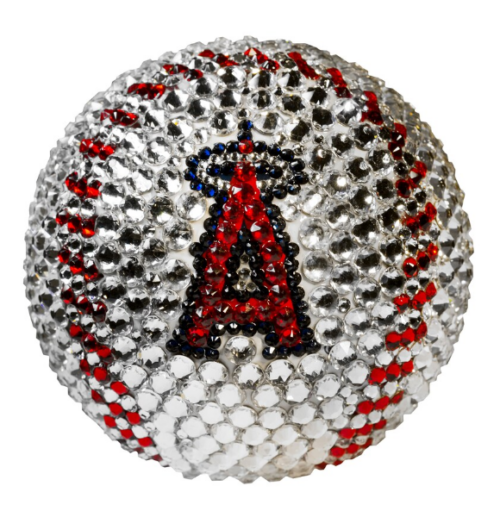 Los Angeles Angels Crystal Baseball