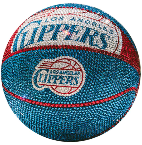 Los Angeles Clippers Crystal Basketball