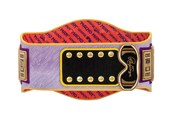 Macho Man Legacy Collector's Title Belt back view