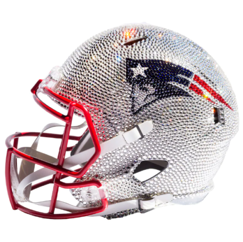 New England Patriots Crystal Football Helmet