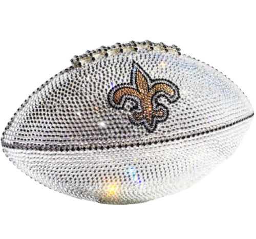 New Orleans Saints Crystal Football design