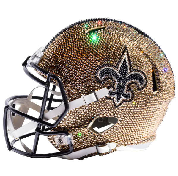 New Orleans Saints Crystal Football Helmet