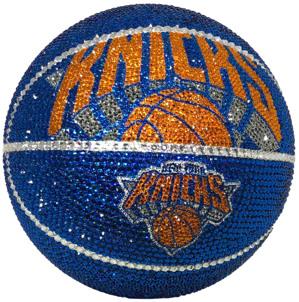 New York Knicks Crystal Basketball