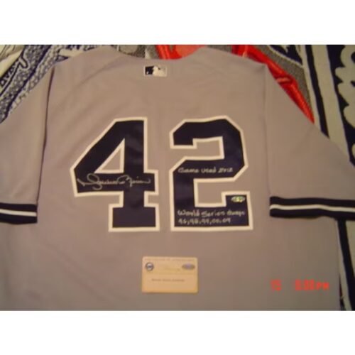 New York Yankees Mariano Rivera Signed & Inscribed Game Used 2012 Jersey Steiner