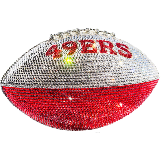 San Francisco 49ers Crystal Football other view