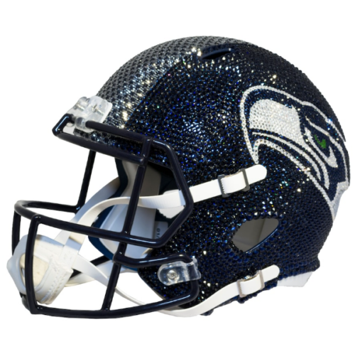 Seattle Seahawks Crystal Football Helmet