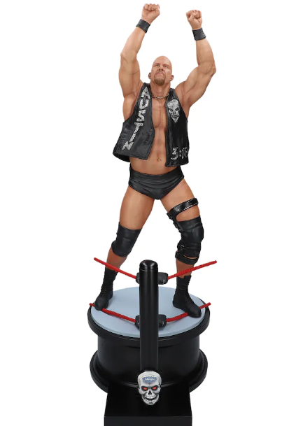 Stone Cold Statue front view