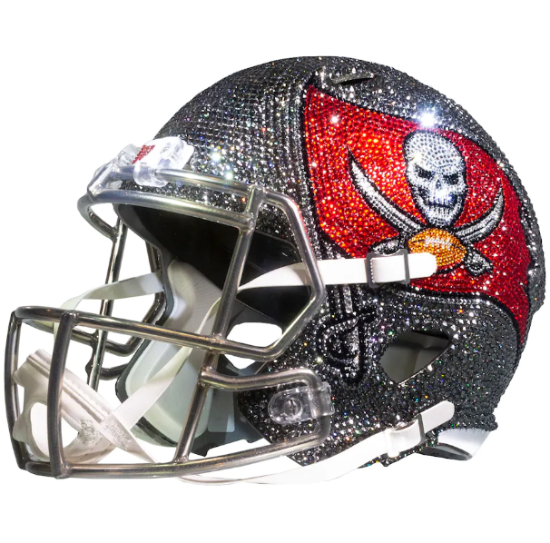Tampa Bay Buccaneers Crystal Football Helmet