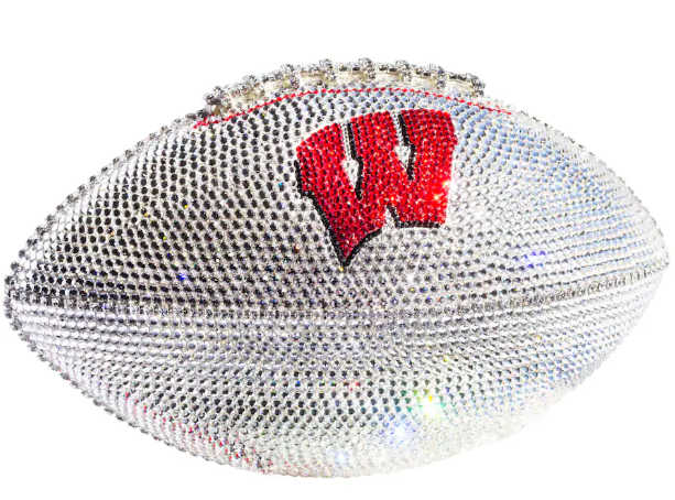 Wisconsin Badgers Crystal Football design