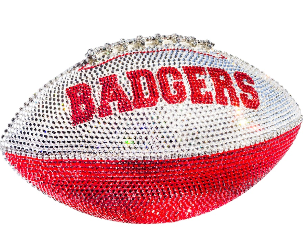 Wisconsin Badgers Crystal Football other view